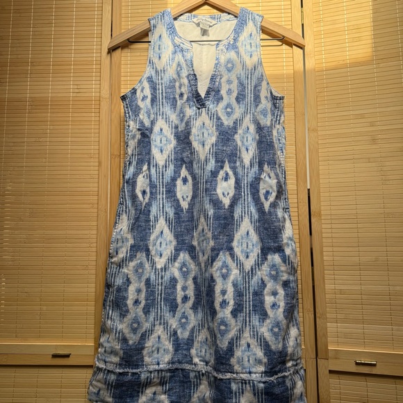 🍍 Tommy Bahama Island Ikat Sleeveless Shift Dress - Picture 2 of 6